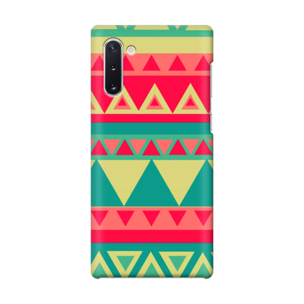 Old Aztec Pattern Galaxy Note 10 Case