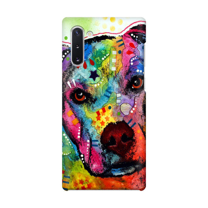 Pitbull Love Painting Galaxy Note 10 Case