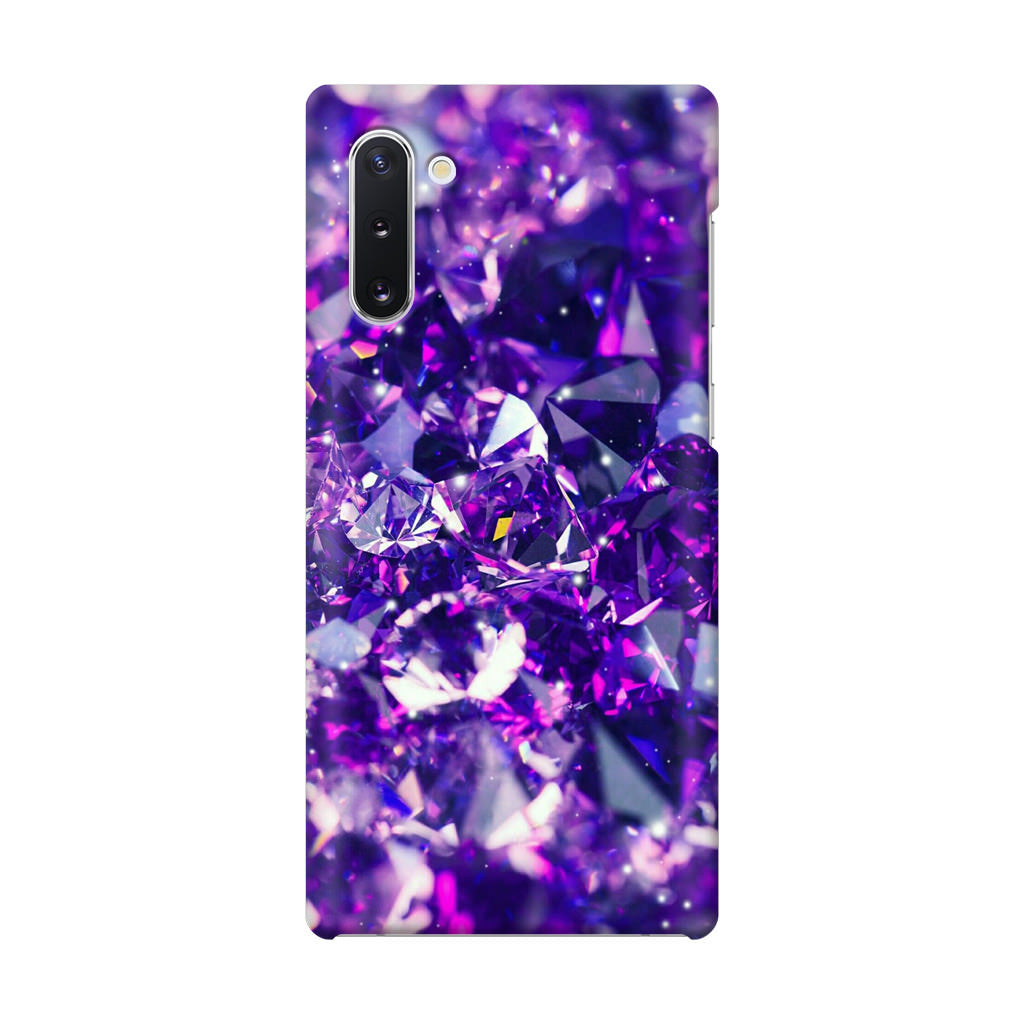 Purple Crystal Galaxy Note 10 Case