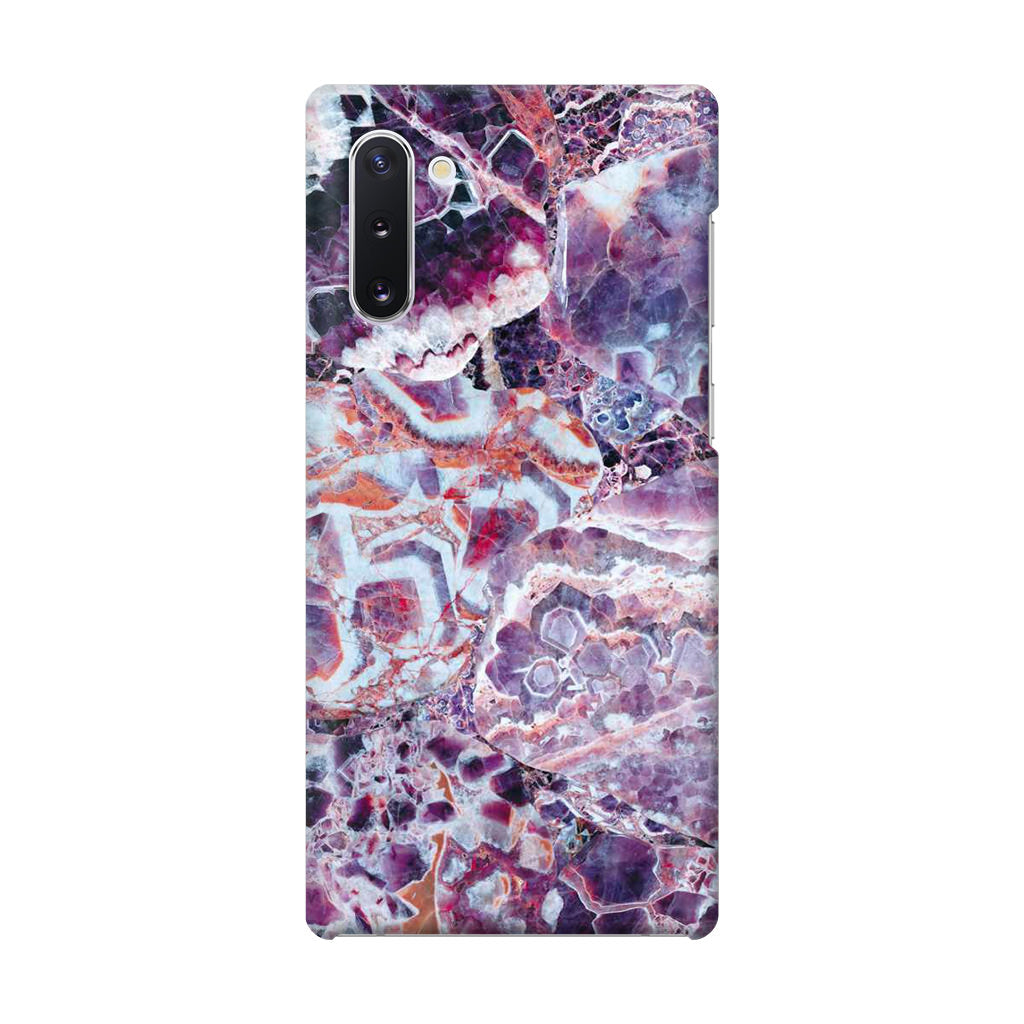 Purple Marble Galaxy Note 10 Case