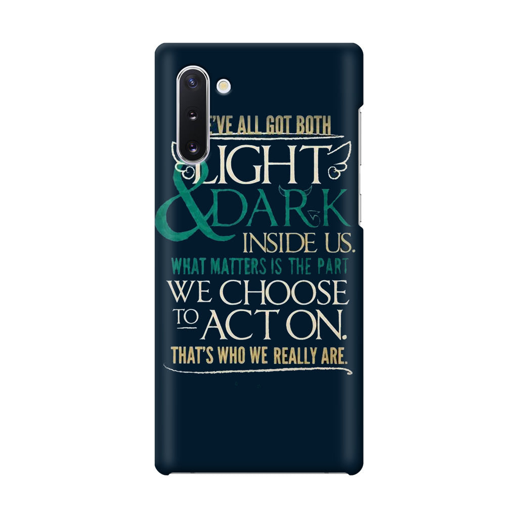 Sirius Black Quotes Galaxy Note 10 Case