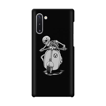 Skeleton Rides Scooter Galaxy Note 10 Case