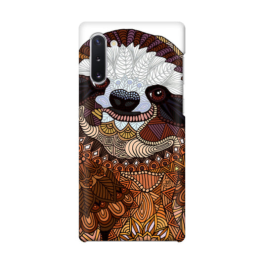 Sloth Ethnic Pattern Galaxy Note 10 Case