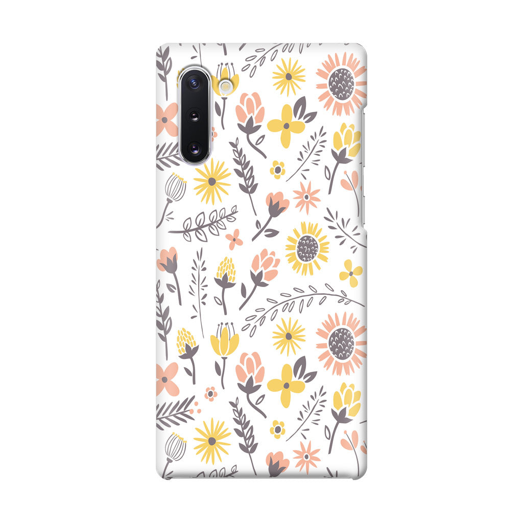 Spring Things Pattern Galaxy Note 10 Case