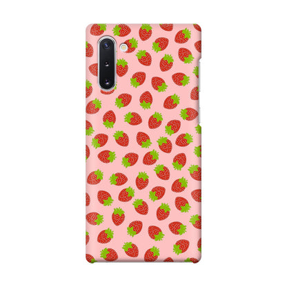 Strawberries Pattern Galaxy Note 10 Case