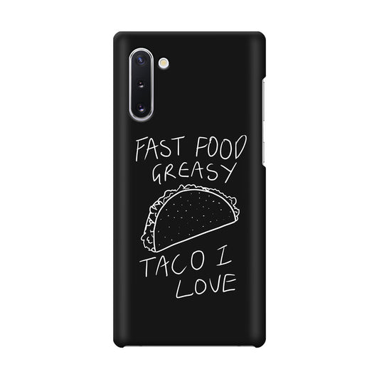 Taco Lover Galaxy Note 10 Case