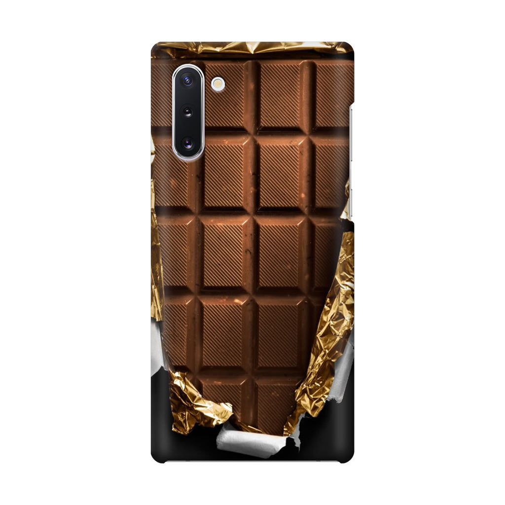 Unwrapped Chocolate Bar Galaxy Note 10 Case