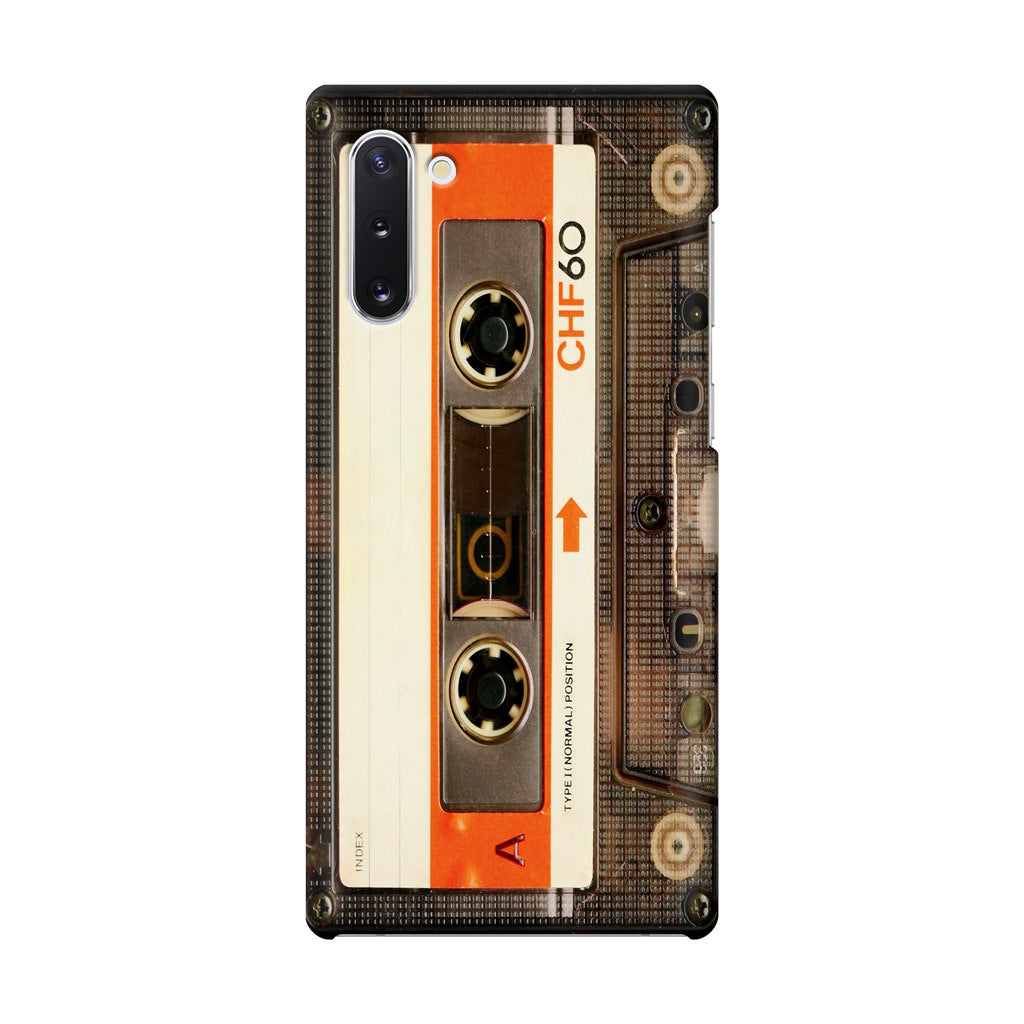 Vintage Audio Cassette Galaxy Note 10 Case