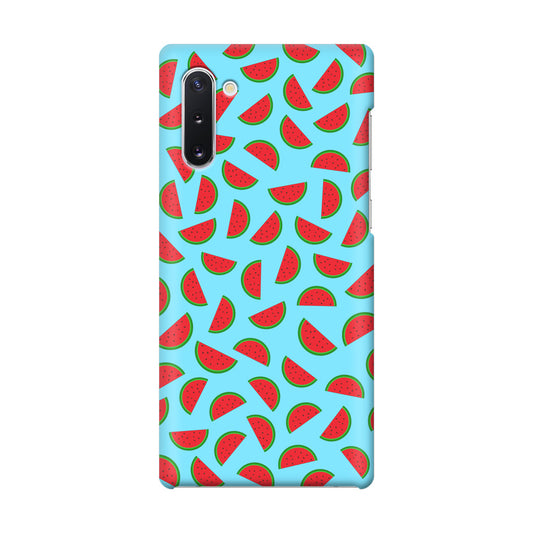 Watermelon Fruit Pattern Blue Galaxy Note 10 Case