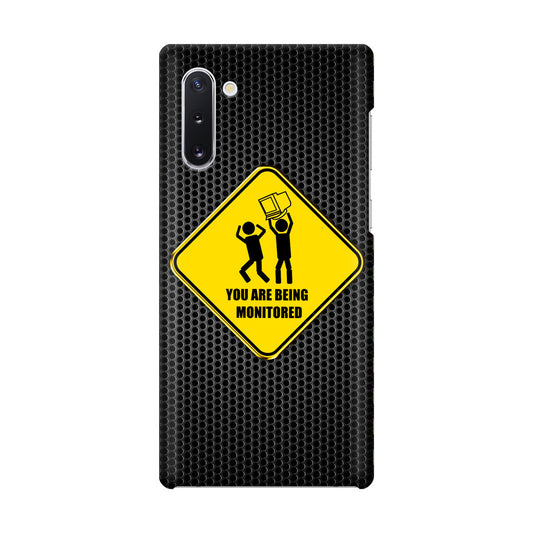 You Are Being Monitored Galaxy Note 10 Case