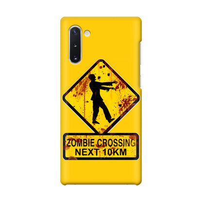 Zombie Crossing Sign Galaxy Note 10 Case