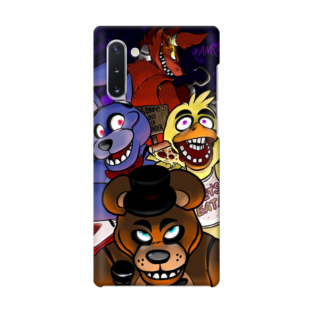 Five Nights at Freddy's Characters Galaxy Note 10 Case