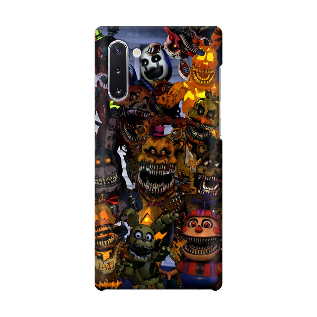 Five Nights at Freddy's Scary Characters Galaxy Note 10 Case