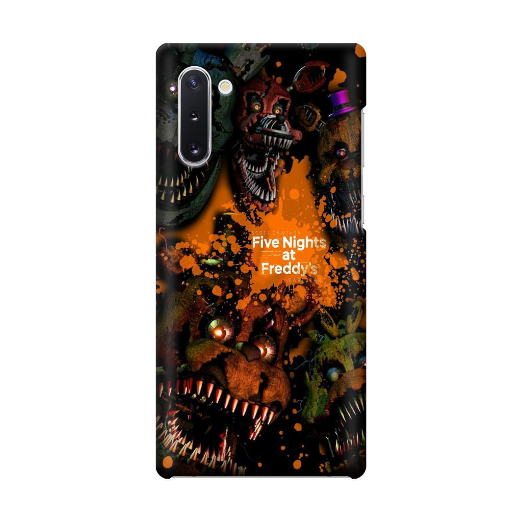 Five Nights at Freddy's Scary Galaxy Note 10 Case