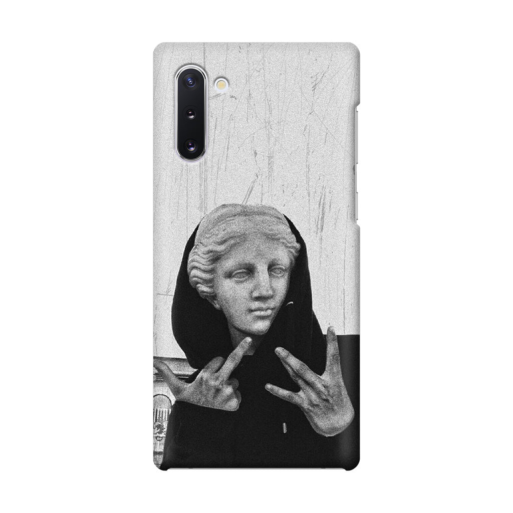 Greek Statue Wearing Hoodie Galaxy Note 10 Case