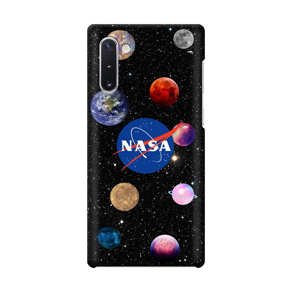 NASA Planets Galaxy Note 10 Case