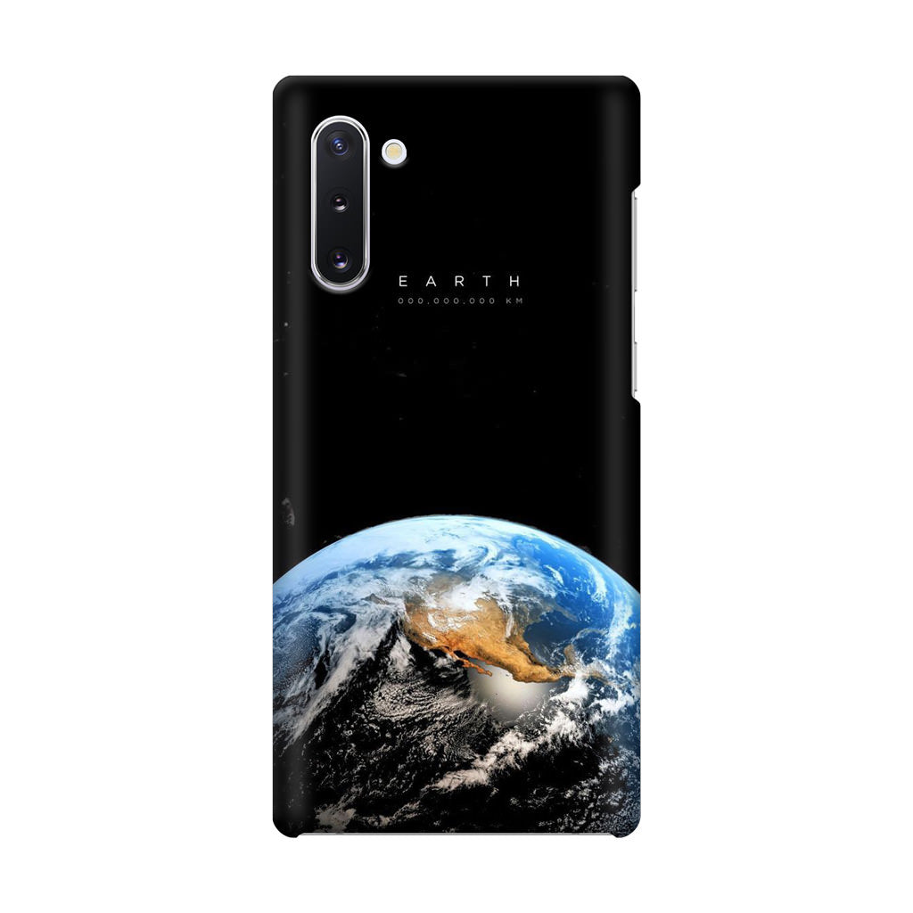 Planet Earth Galaxy Note 10 Case
