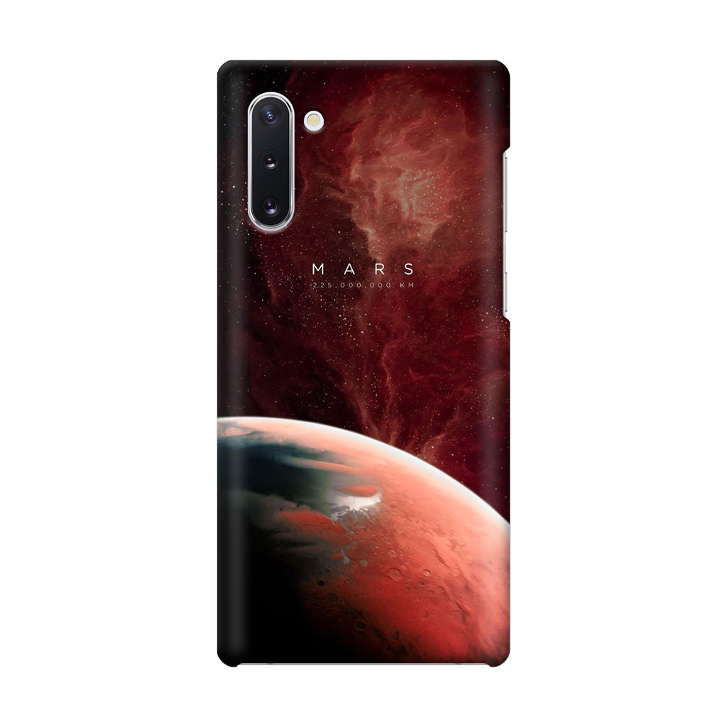 Planet Mars Galaxy Note 10 Case