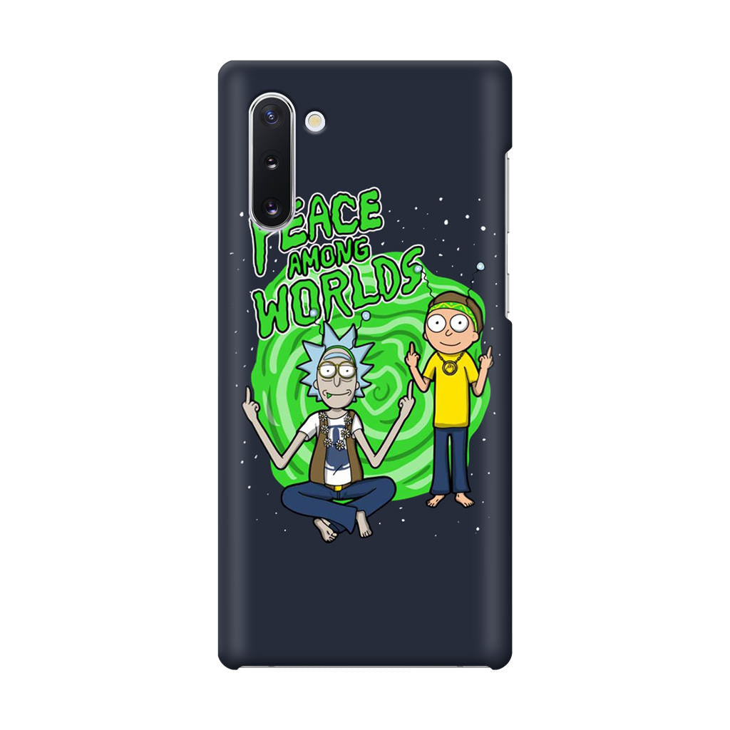 Rick And Morty Peace Among Worlds Galaxy Note 10 Case