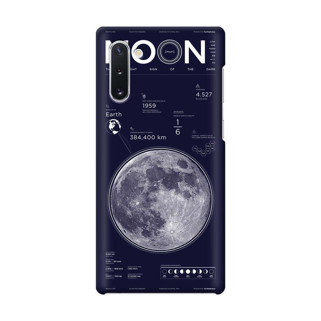 The Moon Galaxy Note 10 Case