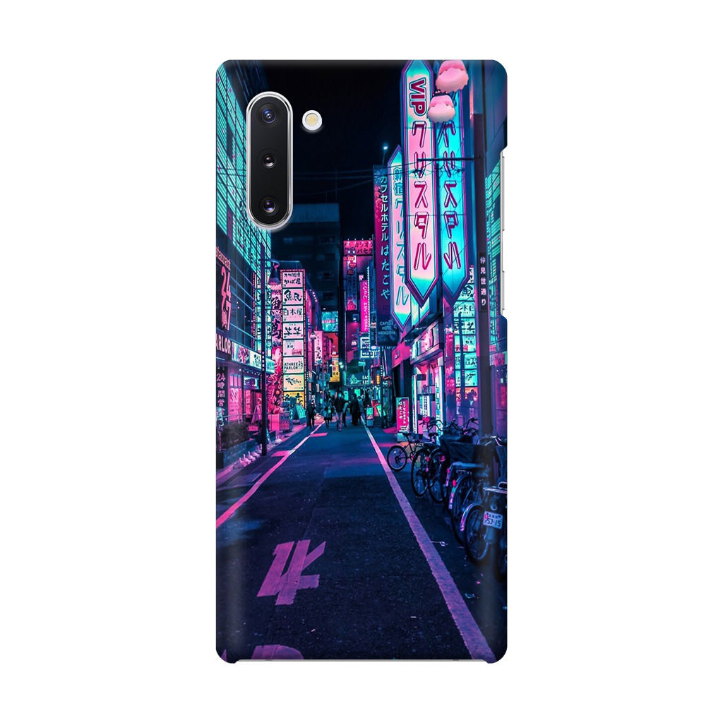 Tokyo Street Wonderful Neon Galaxy Note 10 Case