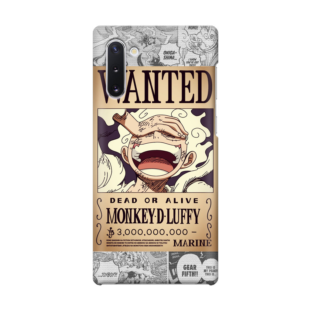 Gear 5 Wanted Poster Galaxy Note 10 Case