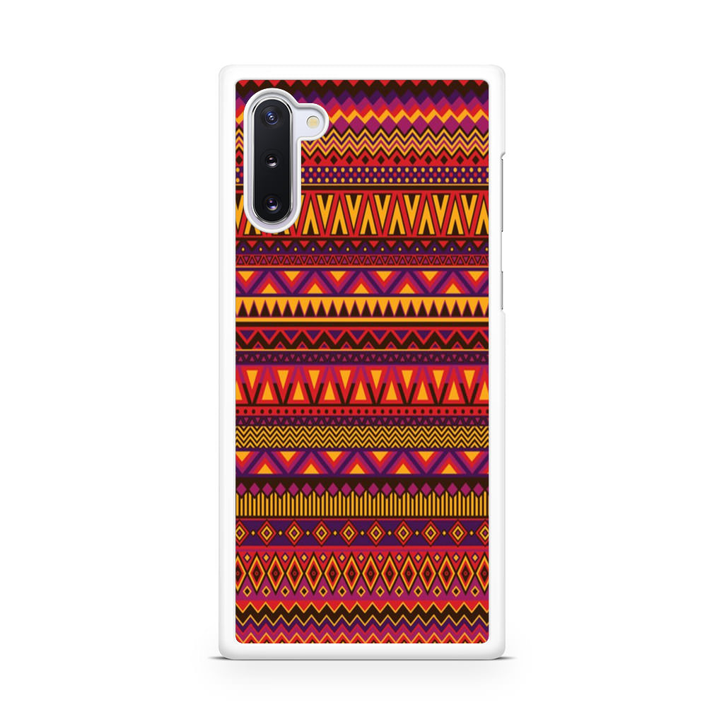 African Aztec Pattern Galaxy Note 10 Case