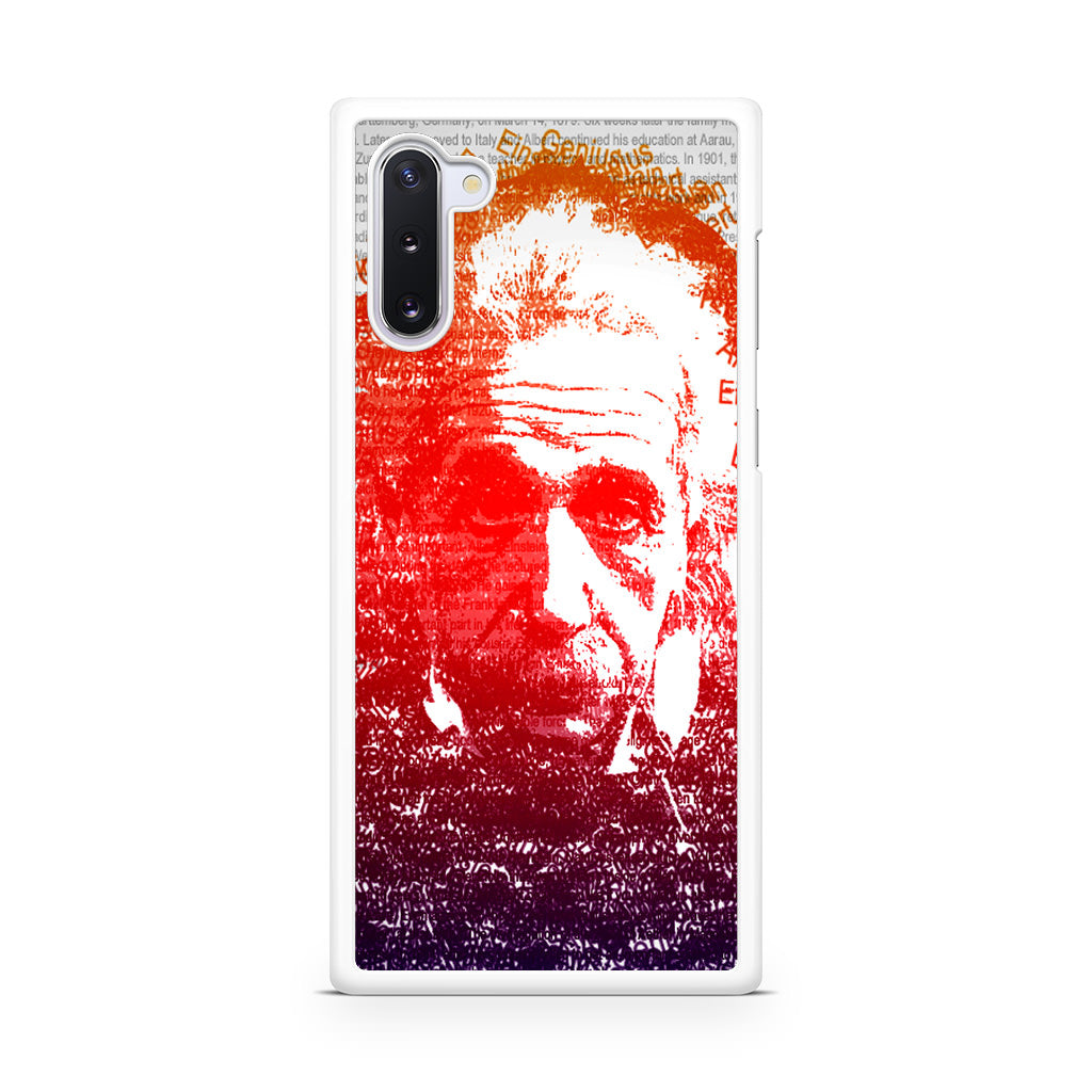 Albert Einstein Art Galaxy Note 10 Case