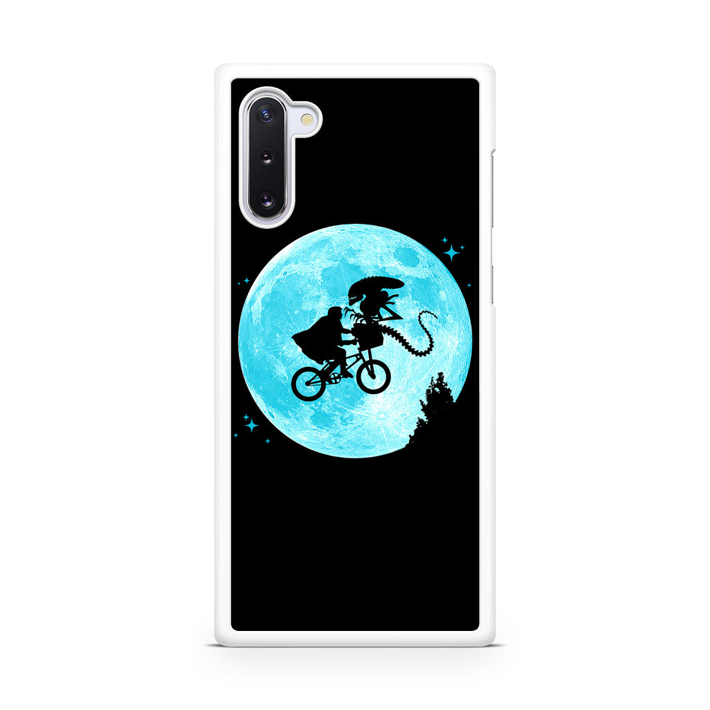 Alien Bike to the Moon Galaxy Note 10 Case