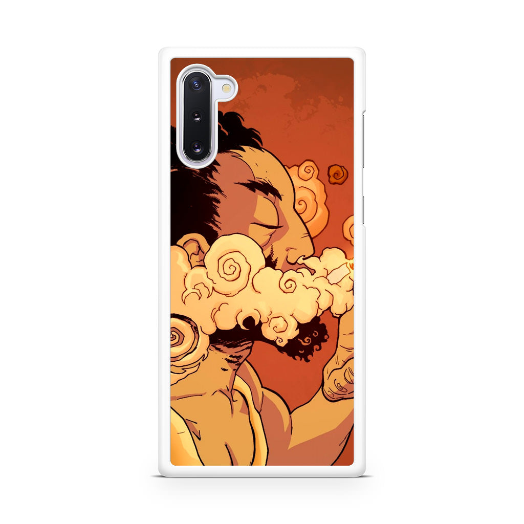 Artistic Psychedelic Smoke Galaxy Note 10 Case