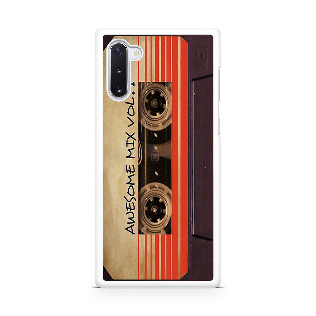 Awesome Mix Vol 1 Cassette Galaxy Note 10 Case