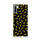 Bananas Fruit Pattern Black Galaxy Note 10 Case