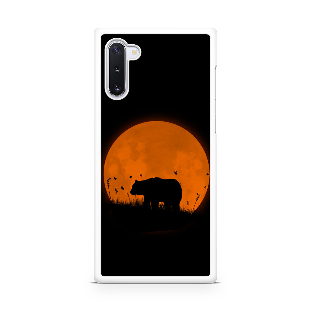 Bear Silhouette Galaxy Note 10 Case