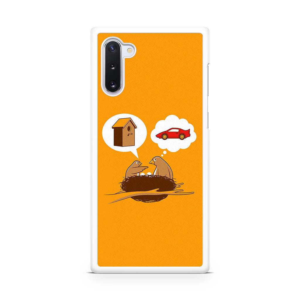 Bird Life Priorities Galaxy Note 10 Case