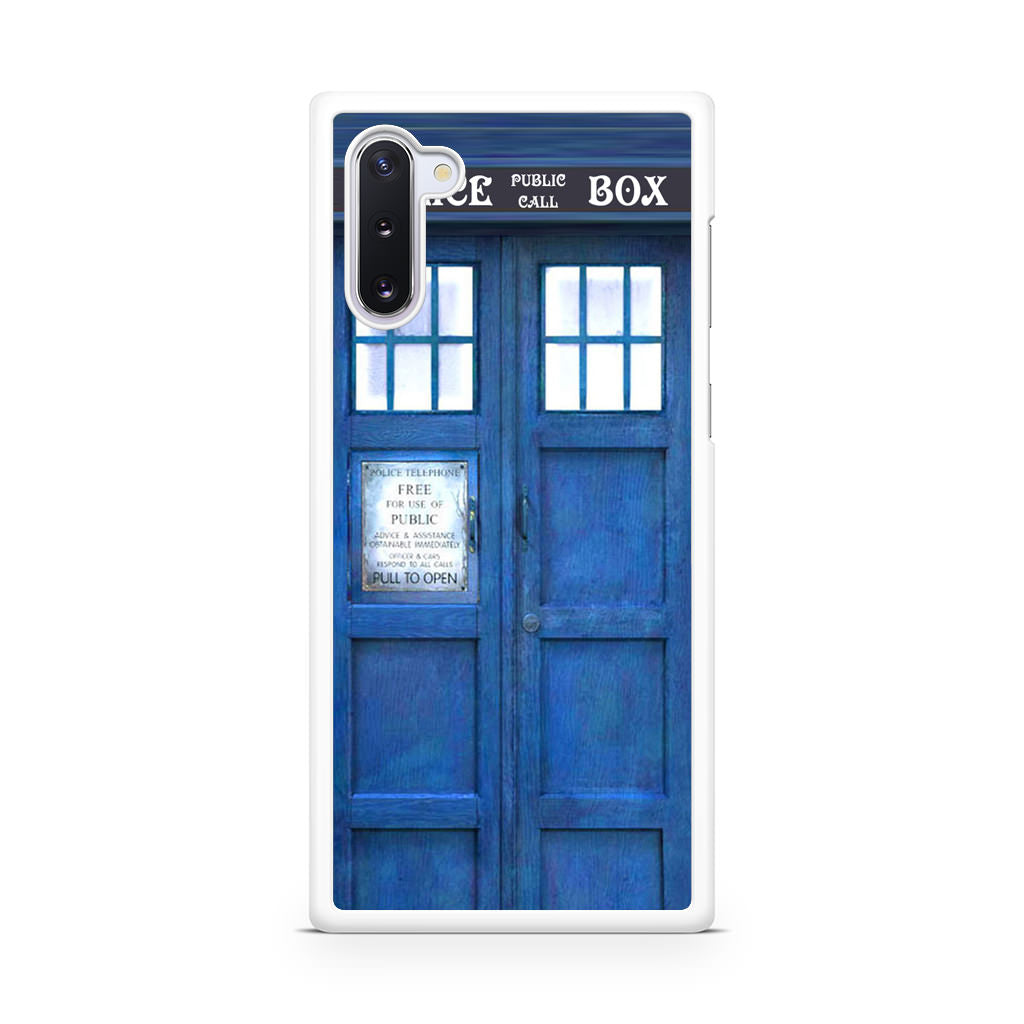 Blue Police Call Box Galaxy Note 10 Case