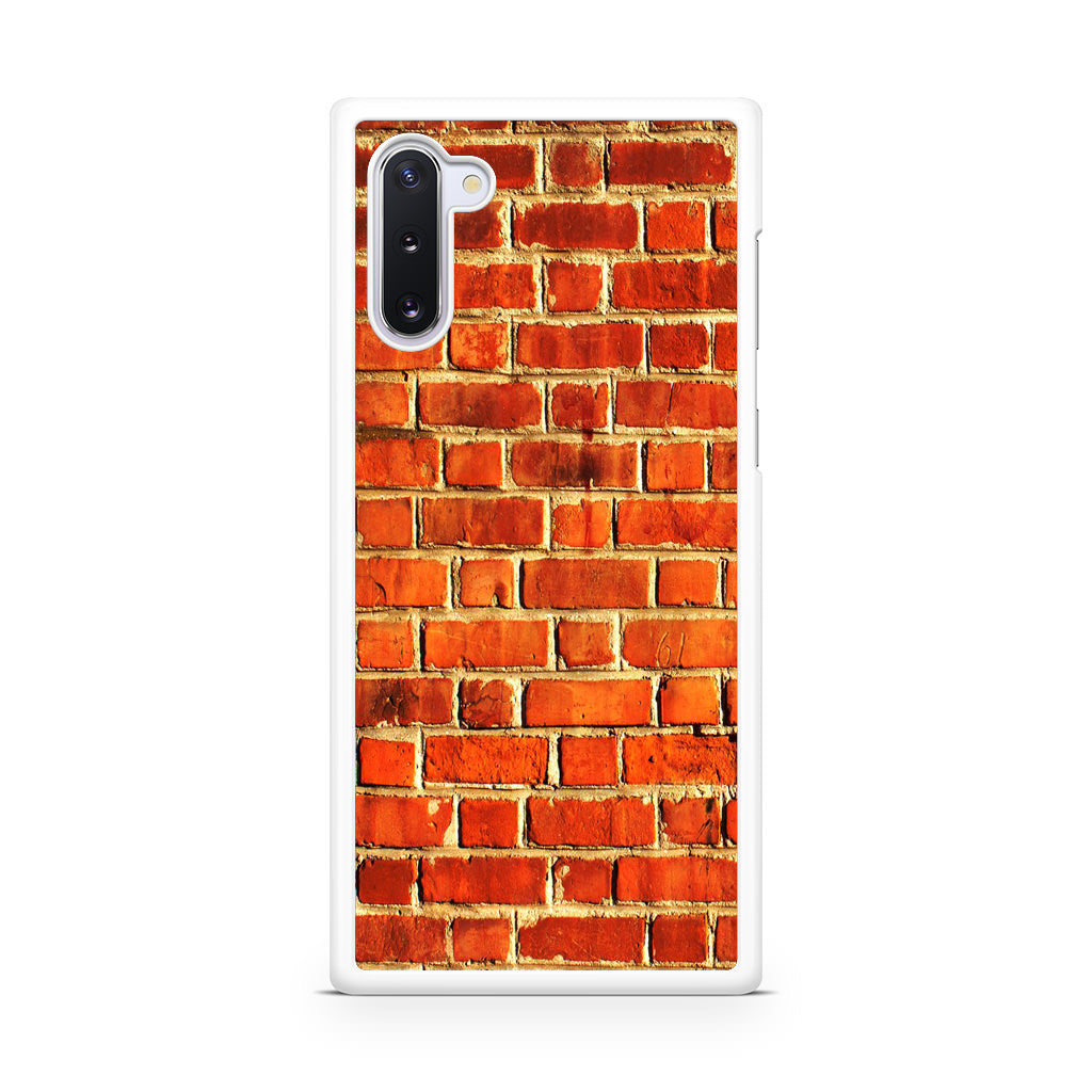 Brick Wall Pattern Galaxy Note 10 Case