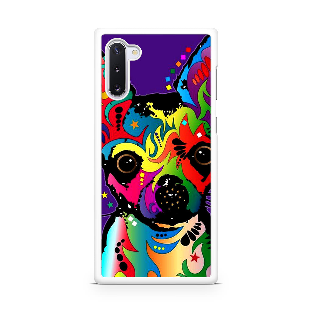 Colorful Chihuahua Galaxy Note 10 Case