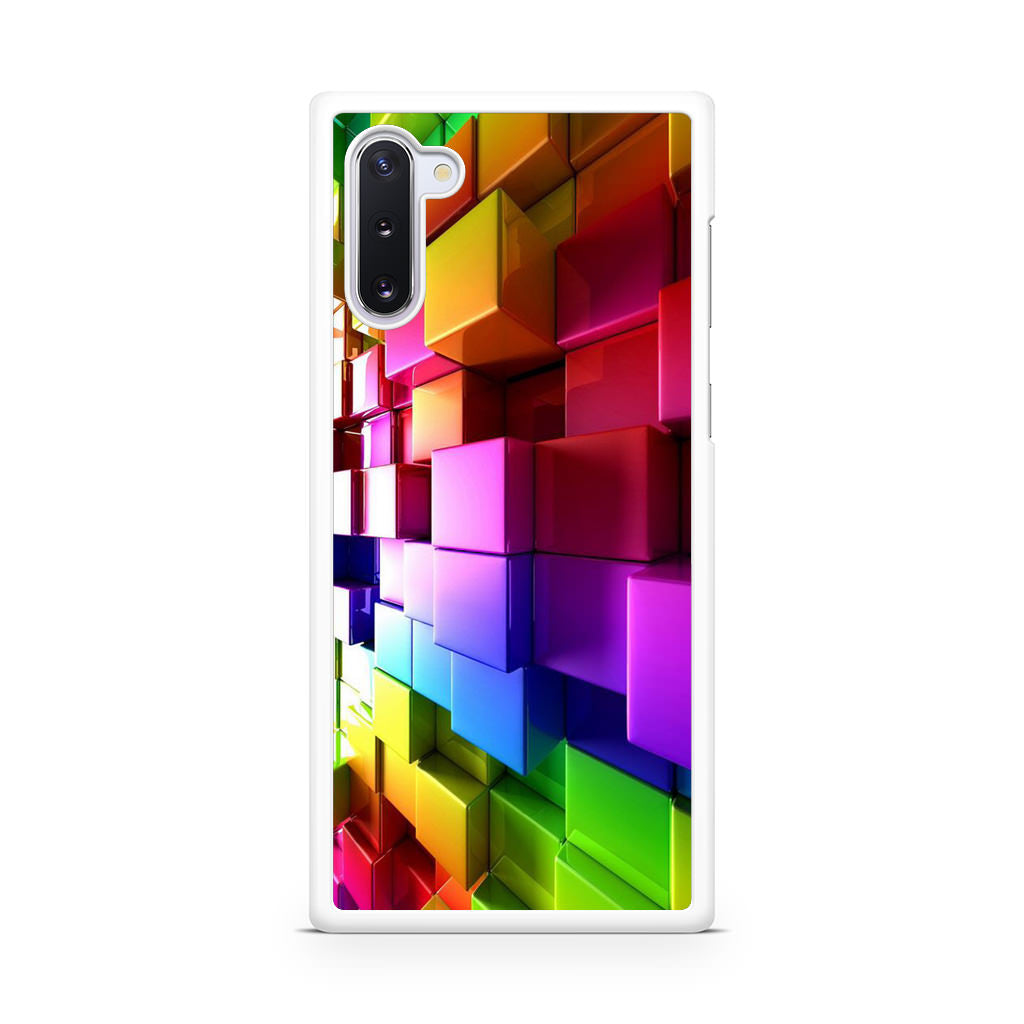 Colorful Cubes Galaxy Note 10 Case