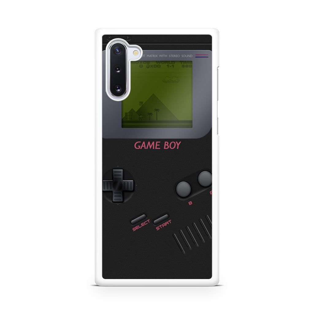 Game Boy Black Model Galaxy Note 10 Case