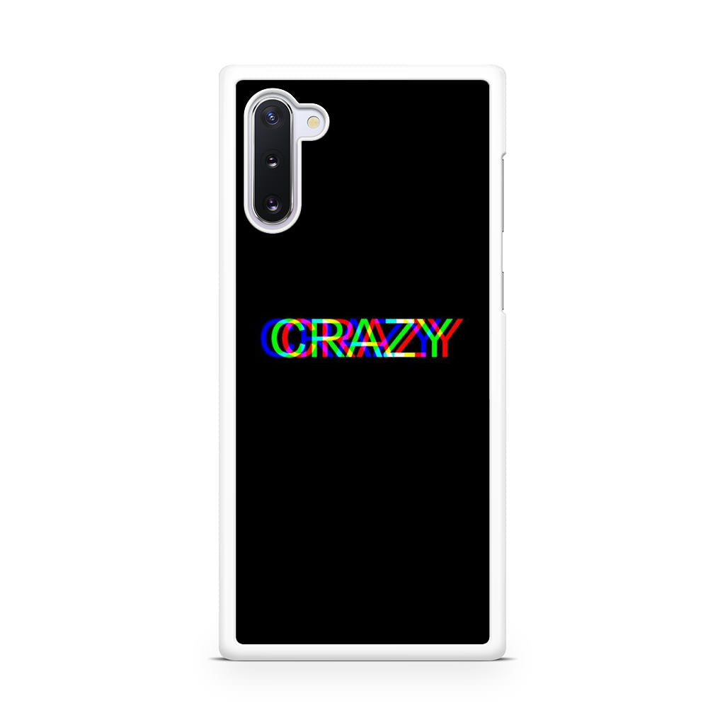 Glitch Crazy Galaxy Note 10 Case