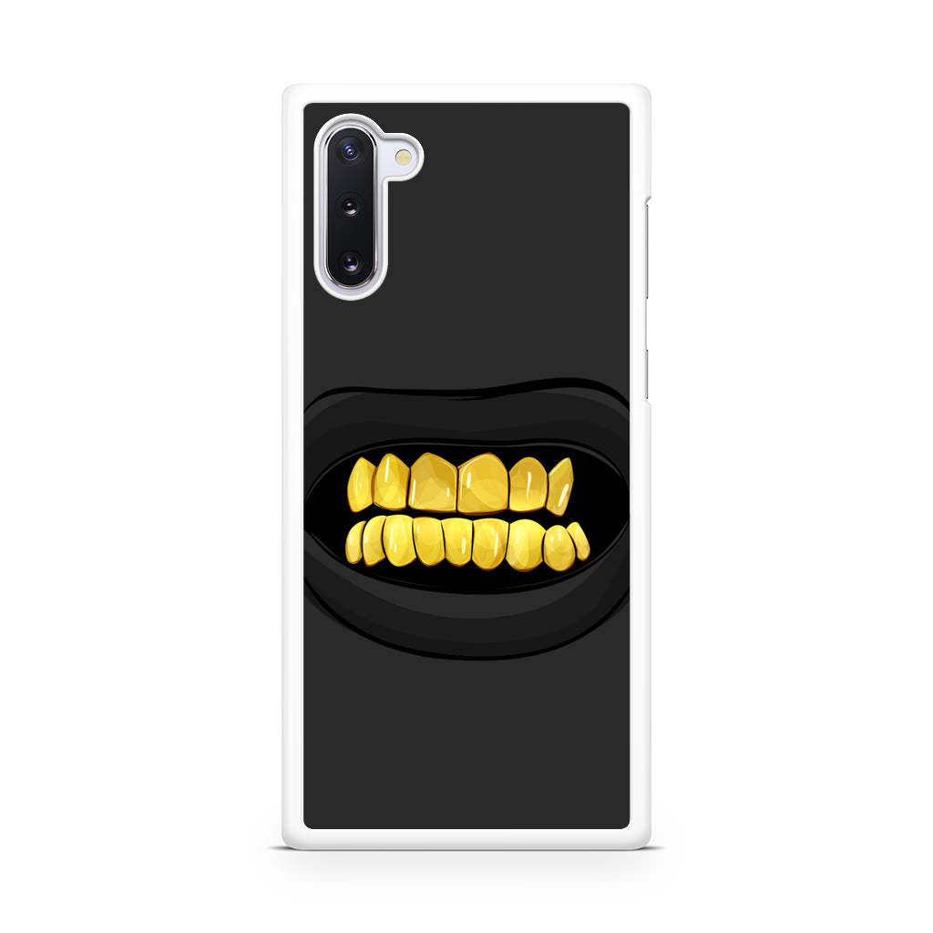 Gold Grillz Galaxy Note 10 Case