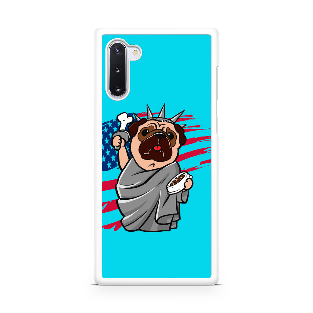 Independence Day Pug Galaxy Note 10 Case