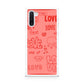 Pink Lover Galaxy Note 10 Case