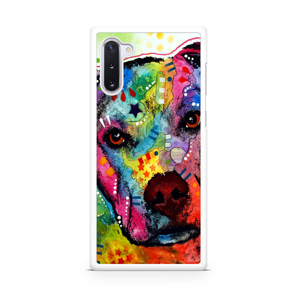 Pitbull Love Painting Galaxy Note 10 Case