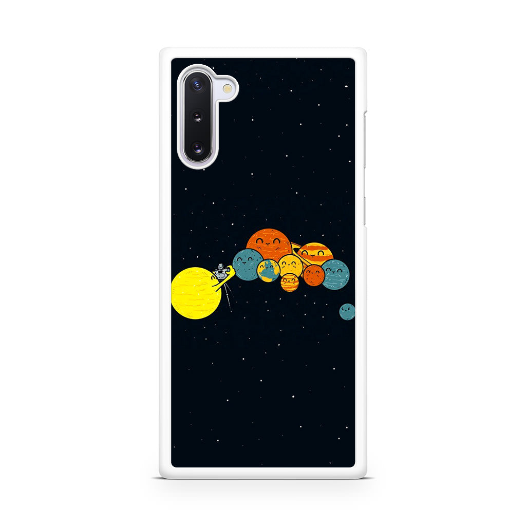 Planet Cute Illustration Galaxy Note 10 Case