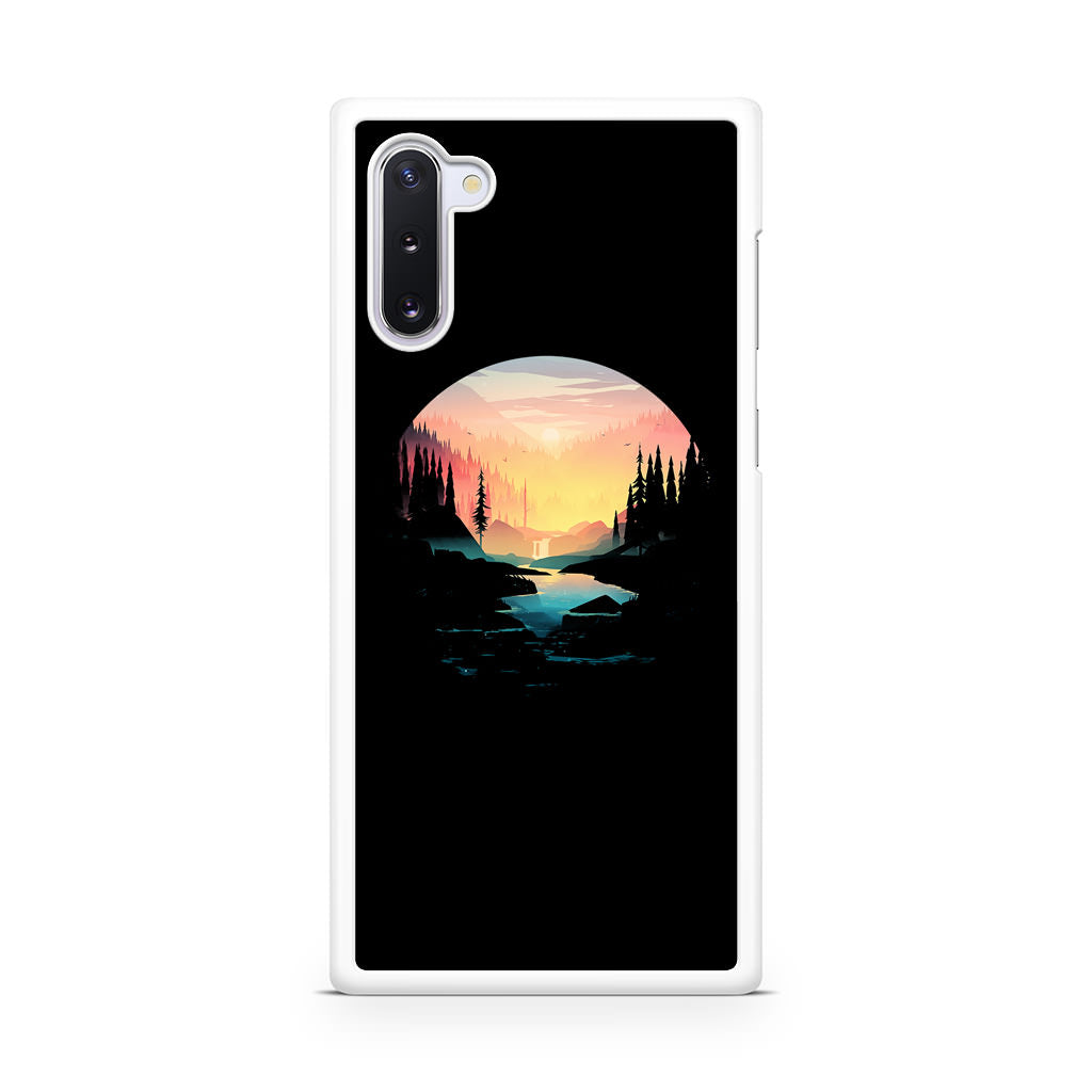 River Path at Dusk Galaxy Note 10 Case