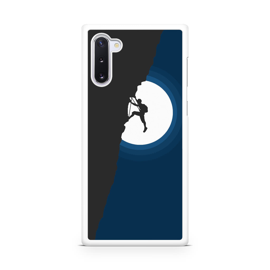 Silhouette of Climbers Galaxy Note 10 Case