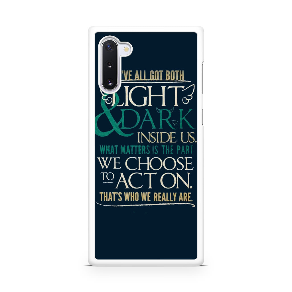 Sirius Black Quotes Galaxy Note 10 Case