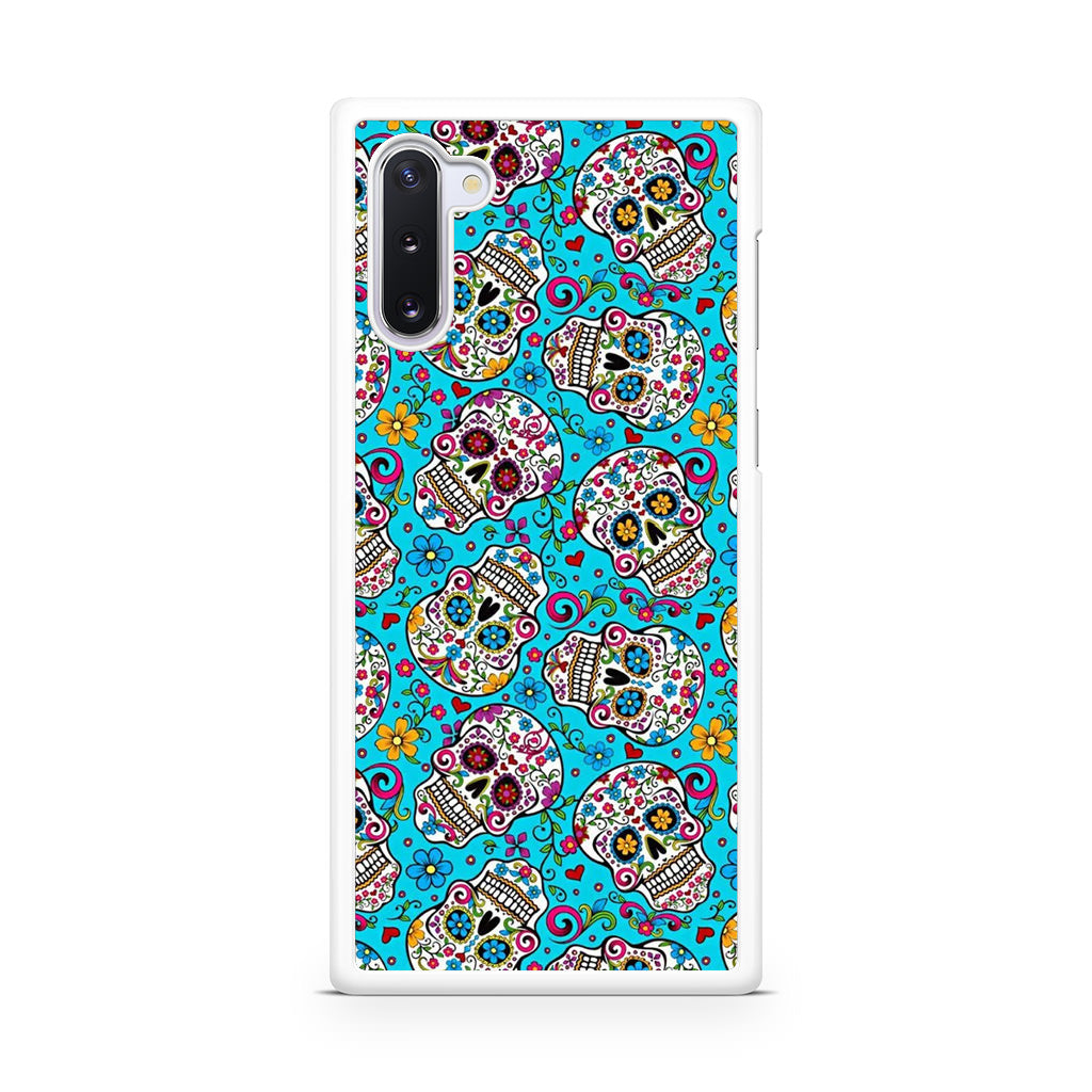 Skull Floral Sugar Galaxy Note 10 Case