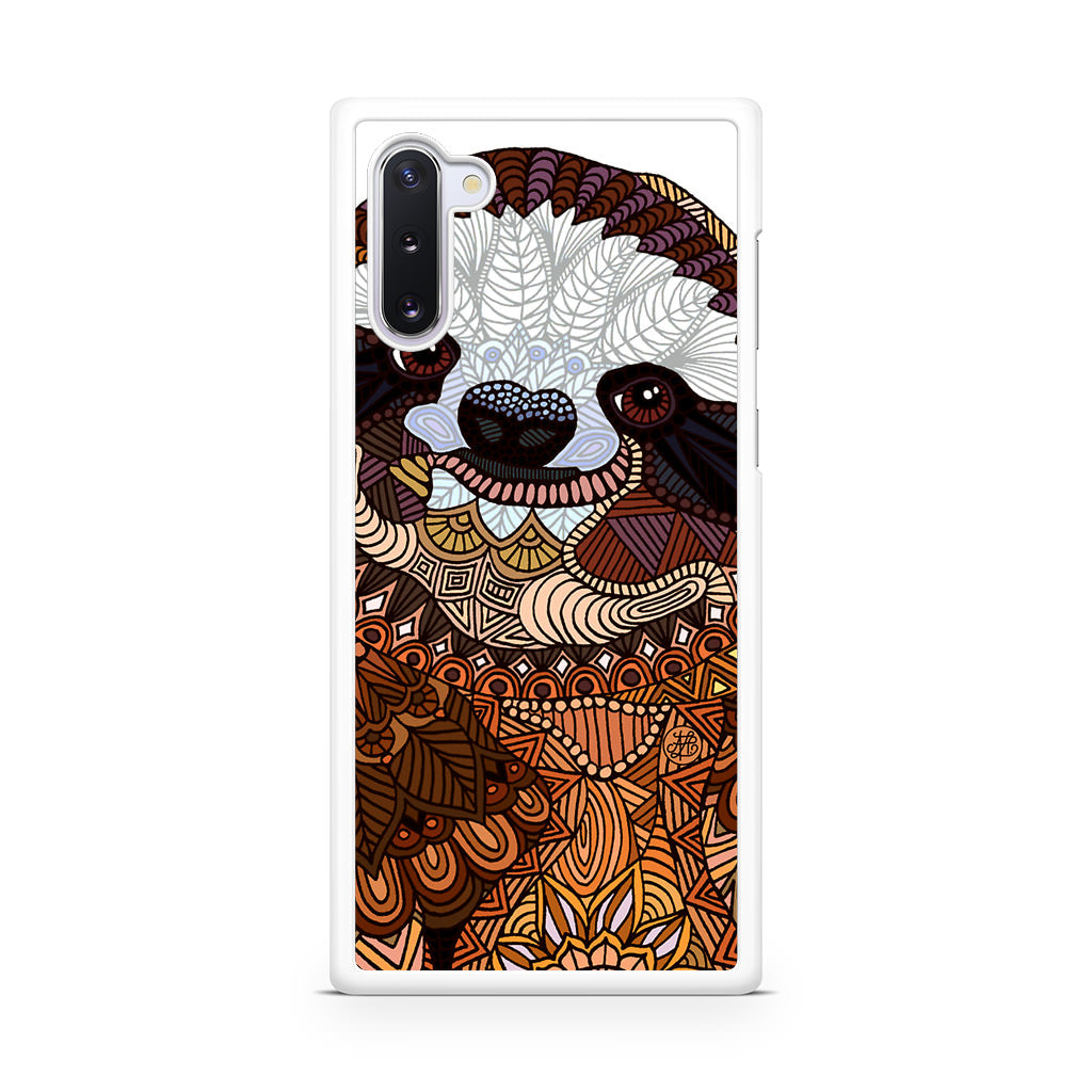 Sloth Ethnic Pattern Galaxy Note 10 Case